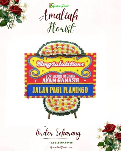 Bunga Papan Congratulation di Pallima